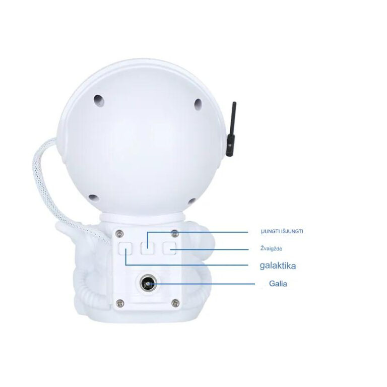 Astronaut Lamp Projector – Night LED Lamp Užsisakykite Trendai.lt 12