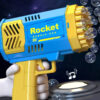 Electric Automatic Bubble Gun, Bubble Machine For Kids Bazooka Rocket Užsisakykite Trendai.lt 43