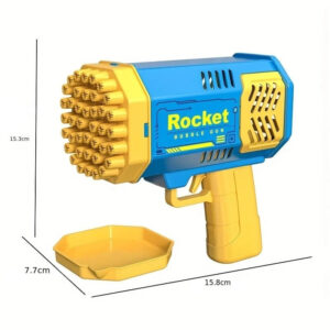 Electric Automatic Bubble Gun, Bubble Machine For Kids Bazooka Rocket Užsisakykite Trendai.lt 23