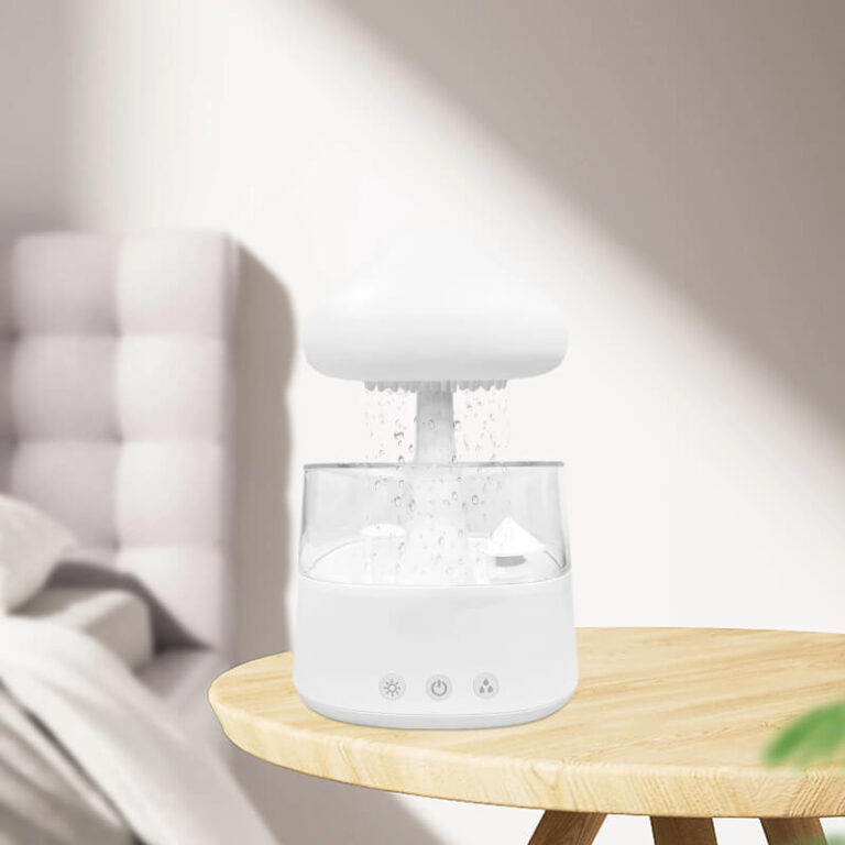 Rain Effect Essential Oil Vaporizer Air Humidifier Mushroom Cloud Užsisakykite Trendai.lt 5